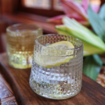 French imported La Rochere designer creative rotary whisky glass glass classical wine glass