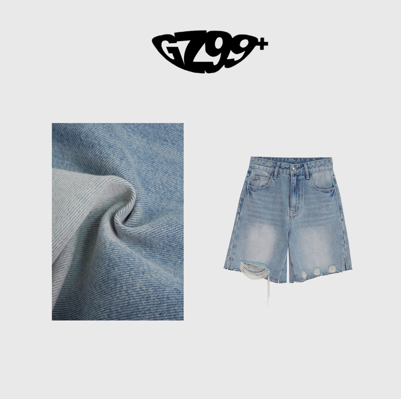 Jiu'Er【A Must-Have, No-Brainer Purchase】 Summer New Casual Versatile Slimming Ripped Denim Shorts-K5601