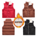 Mùa đông 2018 trẻ em vest cashmere trẻ em mùa thu và mùa đông trẻ em trai và gái cộng với nhung dày phiên bản Hàn Quốc của thủy triều áo gile cho bé gái 7 tuổi Áo ghi lê