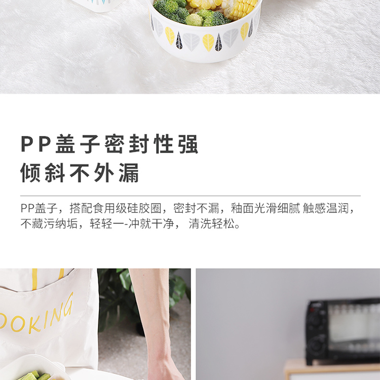 Phim hoạt hình lò vi sóng đặc biệt hộp ăn trưa gốm hình chữ nhật ba lưới cách nhiệt với nắp hộp ăn trưa tươi hộp kín - Hộp cơm điện sưởi ấm hộp com giữ nhiệt lock&lock tiki