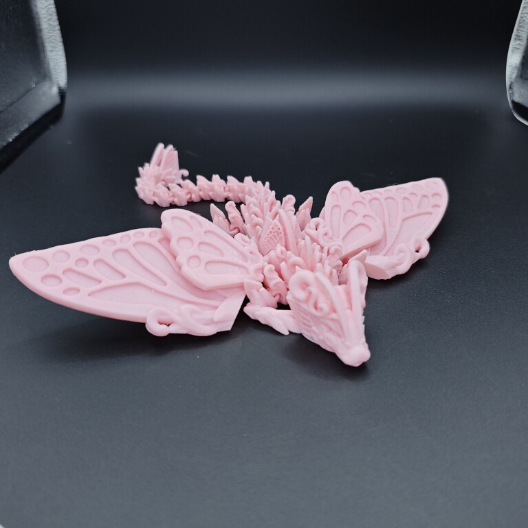 3D модель члена маятник  3d打印彩色蝴蝶玩具摆件可动蝴蝶飞龙鱼缸造景装饰摆件模型手办