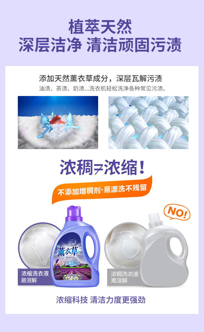 薰衣草香大桶洗衣液 十斤装 图6