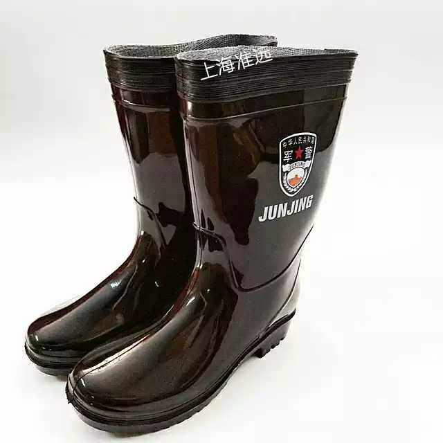 Shanghai Zhunyuan rain boots men's mid-tube high-tube short-tube rain boots water boots non-slip thick-soled rubber shoes water shoes men's overshoes