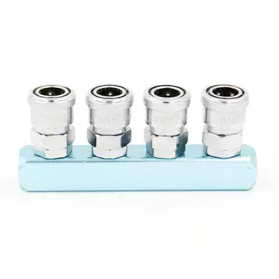 Shanes four-way 1 point 4 durable gas pipe joint quick pneumatic joint straight four fork quick joint