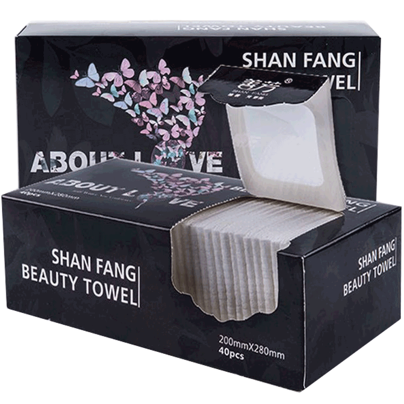 40 slices thickened with increased disposable washcloth pure cotton beauty towel upscale cleaning face towels travel beauty paper towels