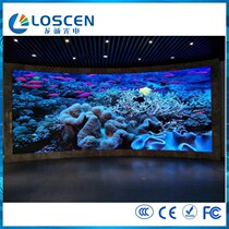 P2 5P3P4led indoor display special-shaped curved screen curved screen rental full color large screen factory direct sales