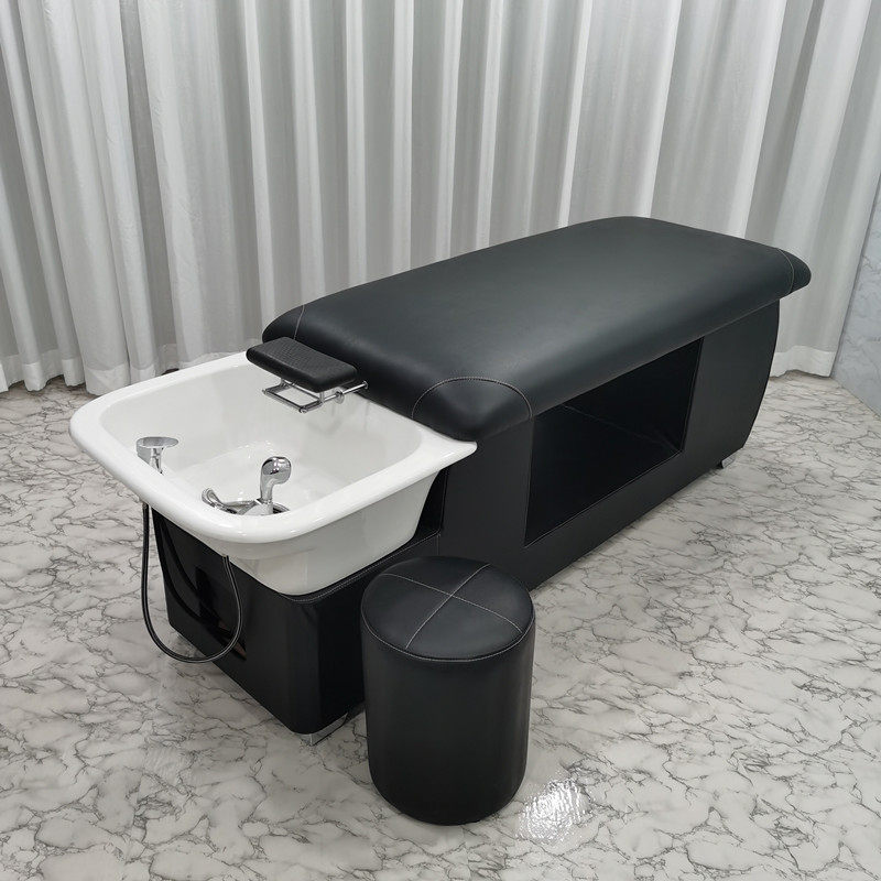 Thai shampoo bed ceramic basin hairdressing shop special full lying shop flushing bed water heater one factory outlet