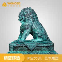 Lost Wax Precision Casting 3D Wax Carving Wax Spraying Wax Inverted Casting Copper Jewelry Cultural Creation Buddha Ornaments Art Sculpture