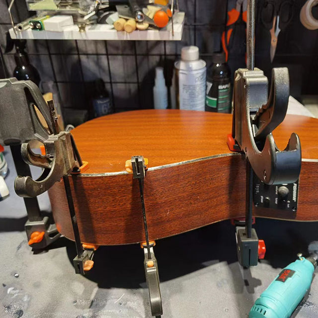 High-Quality Board Repair Clamp for Repairing Cracked Wooden Boards of Acoustic Guitars and Violins, F Woodworking Fixing Clamp Tool