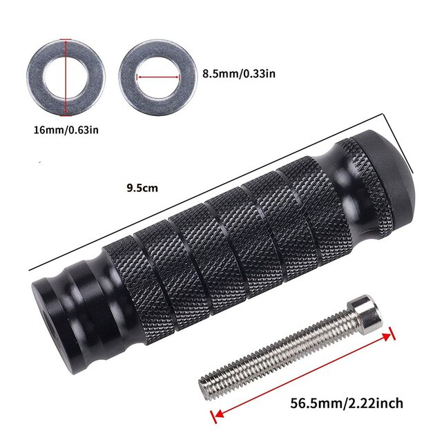 Modified Motorcycle Accessories, Electric Vehicle Accessories, Cnc Aluminum Alloy Harley Crash Bars, Footrests, Anodized