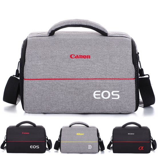 SLR 카메라 가방 마이크로 싱글 숄더백 캐논 사진 가방 200D700D600D750D80D70D6D에 적합합니다.