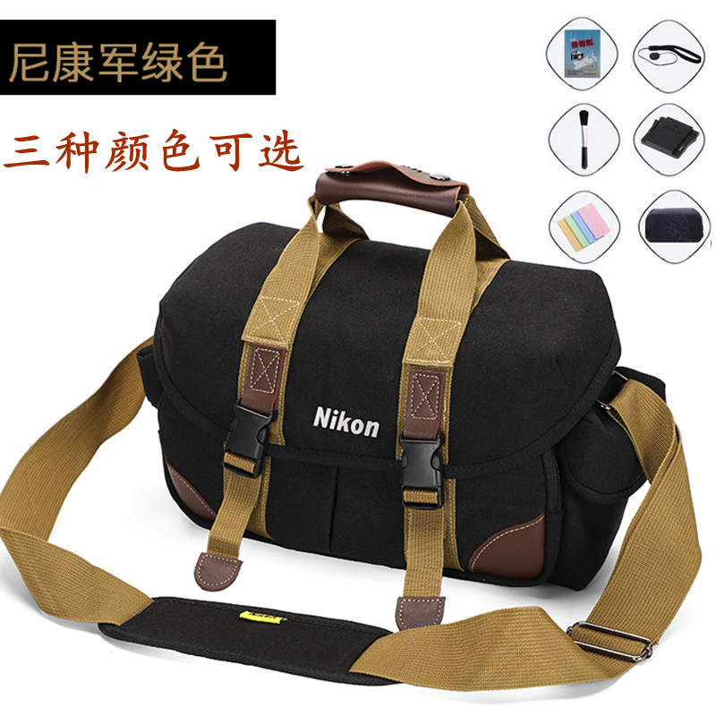 Nikon Single Eye Camera Pack Canon Sony single shoulder canvas Photography Package suitable for D7200D750D810D3200