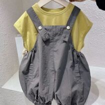 Girl shorts 2022 Suit Children Light Cage Pants Men and women Baochun Fall 7 Pants Loose of Ocean Qi Tide Trendy