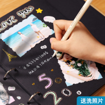 Photo album Big diy handmade creative commemorative book couples homemade birthday gift book photo custom record album