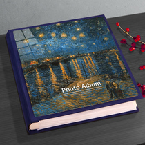 Nostalgia Vintage Wind Movie Set Family Edition Commemorative Album Large Capacity 567 Inch Old Fashioned Photo Interleaf Oil Painting Album