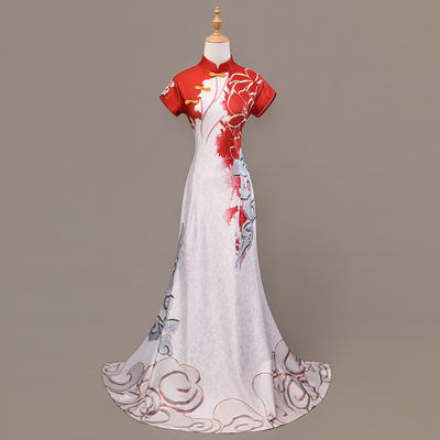 "Identity V" cosplay costume for adult Red Butterfly Thirteen Girls, Red Lady cosplay costume, cheongsam game c server Xia