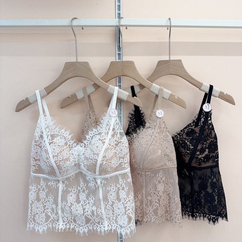 Gu Fei 2026 New Lace Backless Bra with Built-In Straps and Chest Pads, Thin Style for Women, Suitable as an Inner Layer