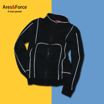 Ares & Force national tide personality fashion reflective clothing fast hand social guy big size men jacket hip hop Hip Hop Street dance