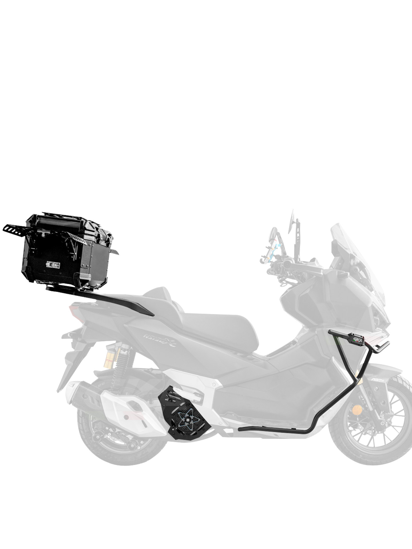 Suitable for 26 Models of Honda Ns150Xc Modified Thickened Aluminum Alloy Foot Pedal Bumper Anti-Fall Guard Front Bumper