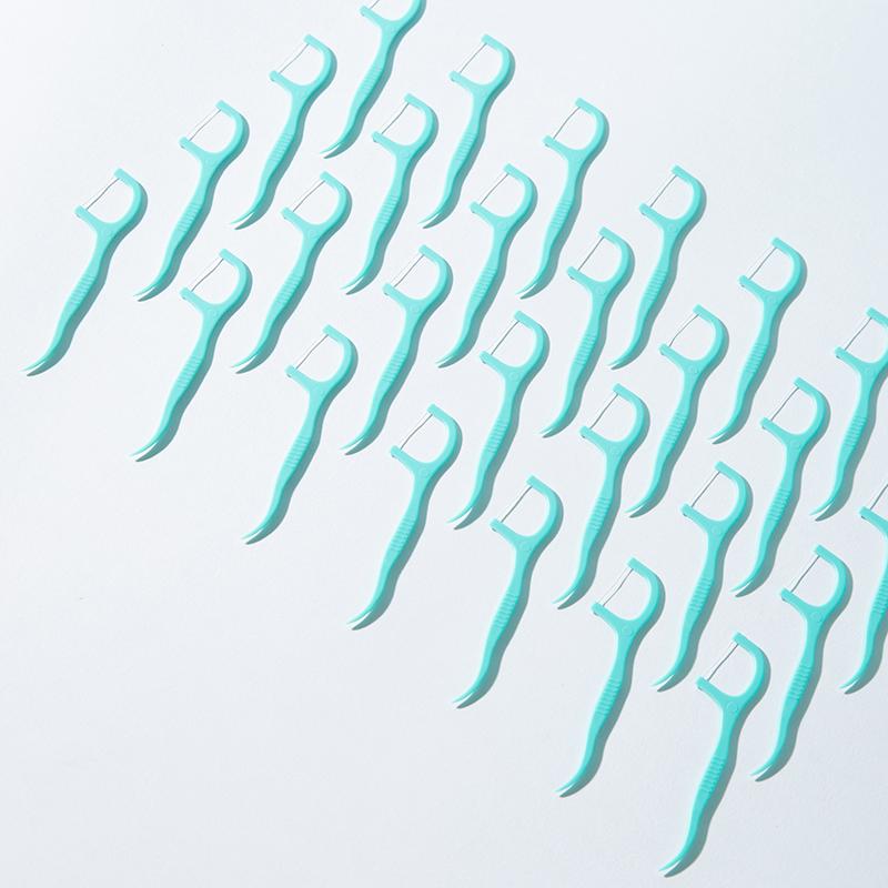 NOME Nomi Mint Taste Independent Packaging Portable Dental Floss Rod (80 branched) Ultrafine Toothpick line Carry-on Tooth