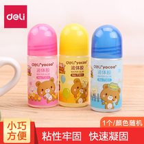 DELI 7301 Mini Glue Liquid Glue 35ML Student Handmade DIY Liquid Glue Student Supplies 1 Bottle