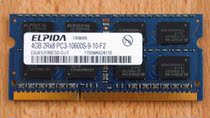 Elpida PC3-10600S-9-10-F2 EBJ41UF8BCS0-DJ-F 4GB 2RX8 DDR3 memory