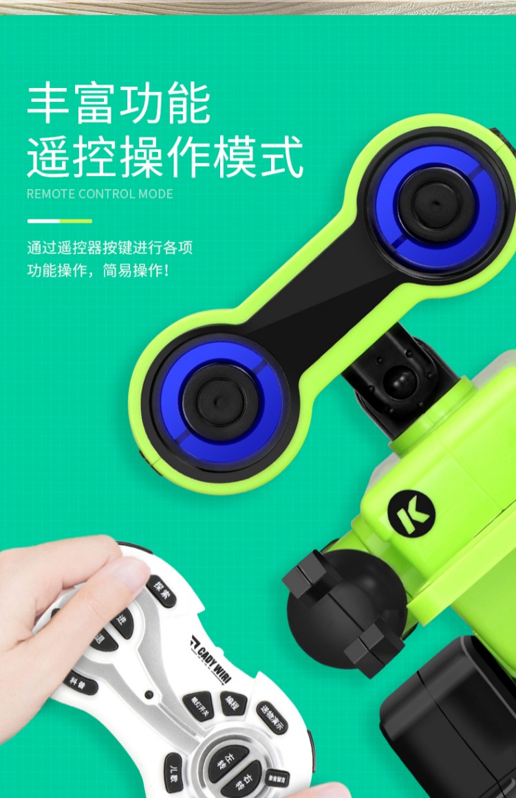 Robot thông minh lập trình đối thoại bằng giọng nói tương tác giáo dục sớm học tập 4 ~ 7 tuổi xe ô tô điều khiển từ xa