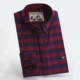 Paul mùa thu mới cotton kẻ sọc sandal kẻ sọc flannel nam dài tay áo sơ mi thanh lịch giản dị