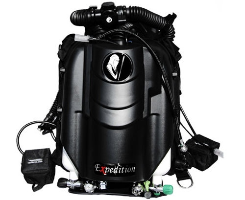 Fully enclosed recirculating respirator Sentinel CCR technology diving fully enclosed recirculating respiration system