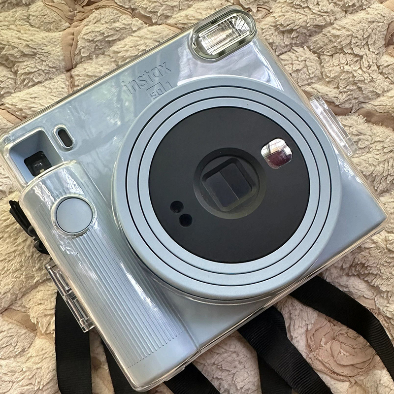 [Sq1 Transparent Hard Case] Polaroid Crystal Case Instax Protective Case Square Camera Case Case