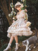 Original genuine Sunflower Story lolita pastoral style dress spring and summer cal sweet girl blouse dress