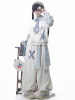 Original Genuine Snowball Game Lolita Daily Cute Fake Two-piece Tie Plaid Autumn and Winter Top and Pants Suit
