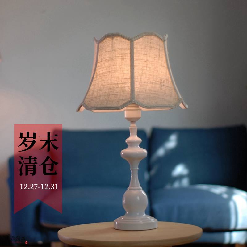 Large American Table Lamp LED Touch Sensitive Dimmable Remote Control Simple Modern Light Luxury Warm Bedroom Bedside Lamp