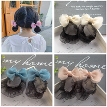 Original new childrens headdress dancing pan head special hair net girl hair net bag girl ball hair set