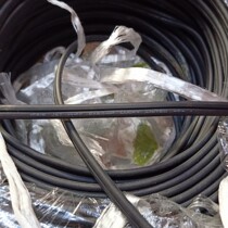 2 Square imported rubber leather two-core parallel power cord soft anti-hot and freeze-resistant pure copper and tinned