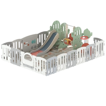 Manlong Childrens Park Indoor Home Playground Safety Protection Indoor Game Fence Baby Slide Swing