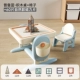 [Сертификация 3C] Стол и стулья Prunus blue + 60 штук натуральных магнитных листов (без картона плотности, без формальдегида)
