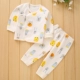 Ba tháng bốn sáu bảy chín quần áo cotton mùa thu phù hợp với mùa thu Đồ lót trẻ sơ sinh 0-6 tháng quần áo - Quần áo lót