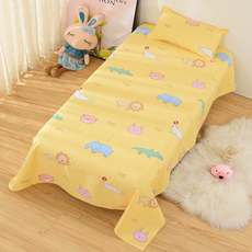 детская постель 儿童床单单件ins宝宝幼儿园卡通被单 纯棉全棉学生宿舍单人床褥单