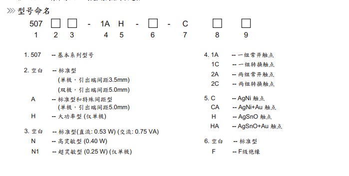 Description Picture 4 of item100%Original New 12A 5VDC 12VDC 24VDC Power Relay 507-2CH-F-C 507-2CH-F-C-5VDC 507-2CH-F-C-12VDC 507-2CH-F-C-24VDC DIP-8PINS