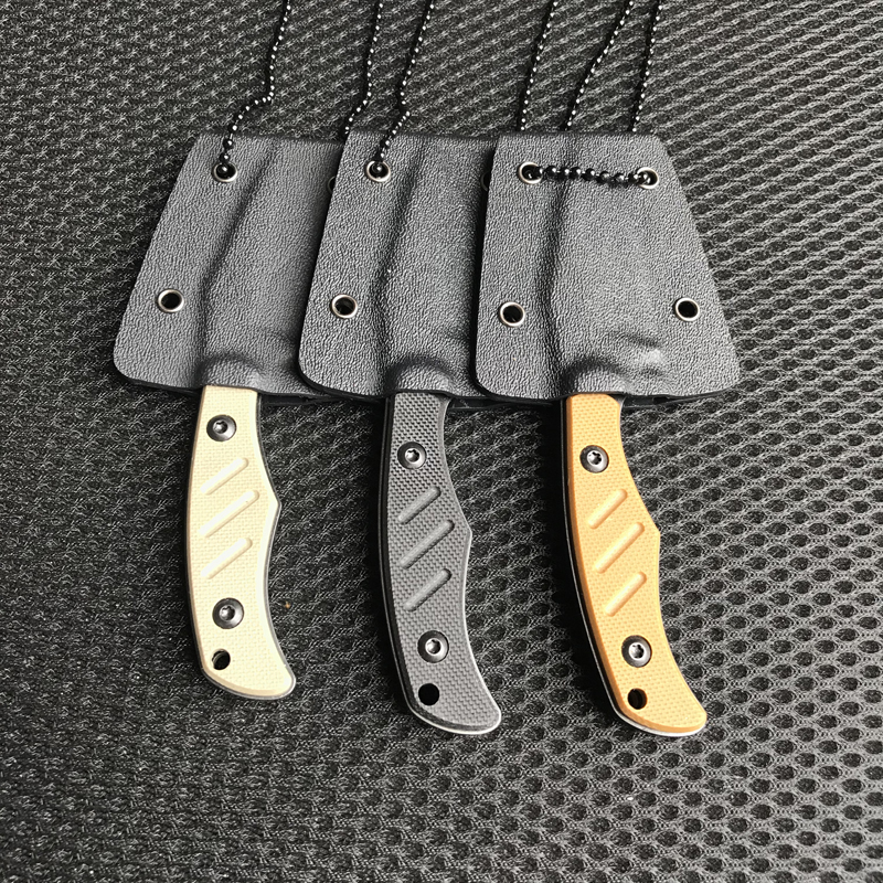 Cổ dao cắt vòng cổ răng cưa chiến thuật sống sót ngoài trời N690 lưỡi thép G10 dao cắm trại cắt dao - Công cụ Knift / công cụ đa mục đích kìm đa năng xiaomi