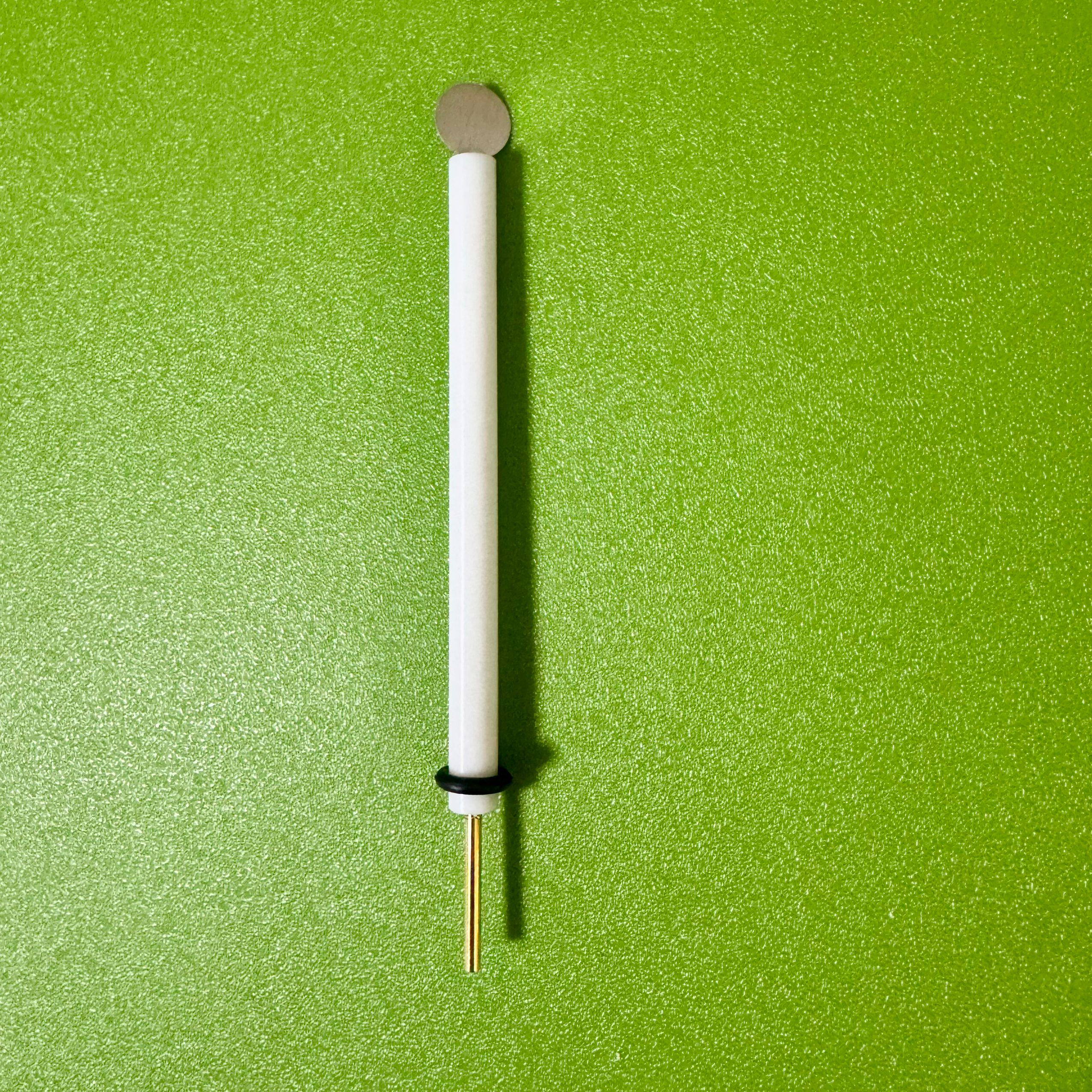 圆形直径10mm*0.1mm铂片电极  大面积PT电极 6mm四氟杆15mm