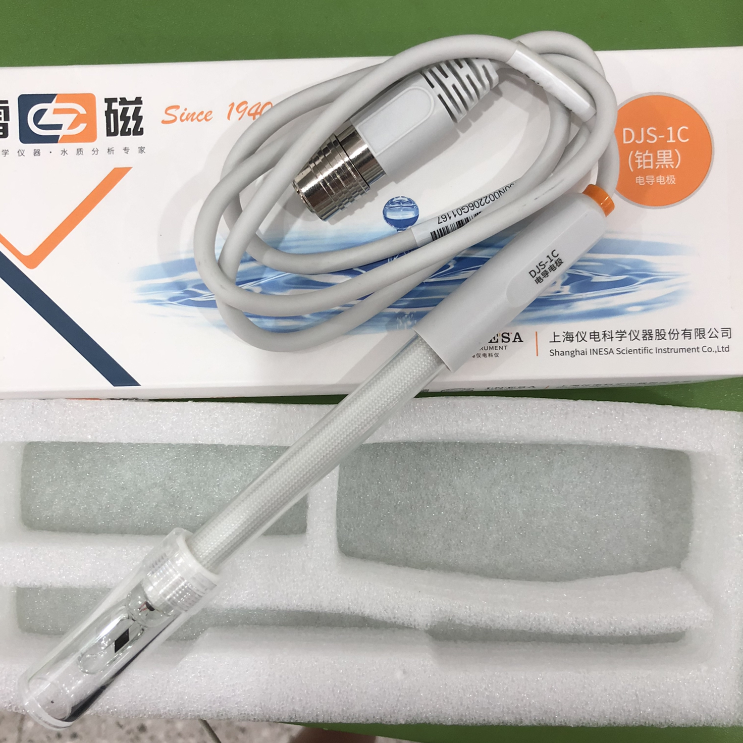 上海雷磁DJS-1C电导电极（铂黑）电导率测量电极DJS-1VC DJS-1VTC