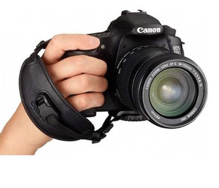 ban nhạc cổ tay E2 Canon 800D 750D 80D 60D70D 5d2 5D3 7D1300d SLR dây đeo cổ tay máy ảnh - Phụ kiện máy ảnh DSLR / đơn tripod quay phim