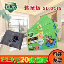 Green leaf GL02115 Patriot sticky mouse board scent seduction glue household green leaf stick mouse paste 20