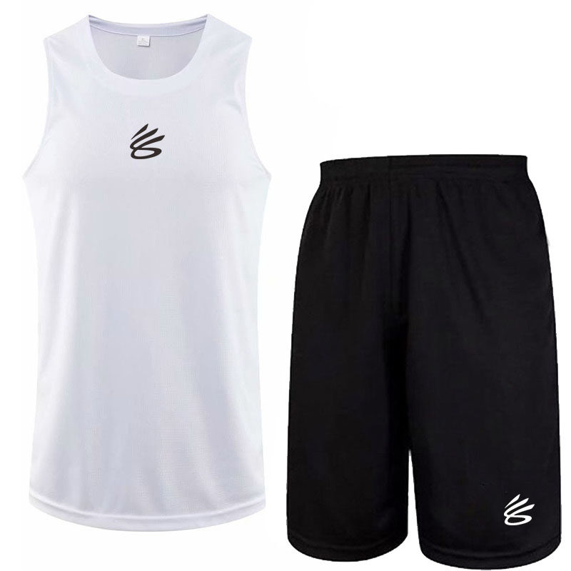 Loose basketball vest sports suit running fitness sleeveless Kobe quick-drying shooting training jersey logo customization