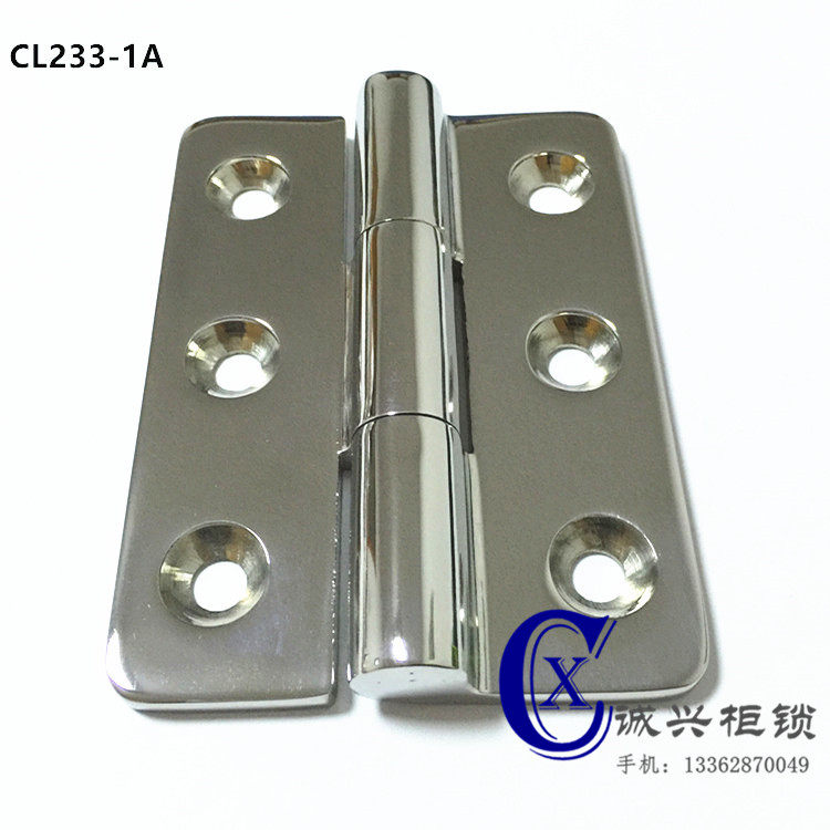 Stainless steel heavy hinge CL233-1A RV hinge trailer hinge cabinet hinge distribution box to the page