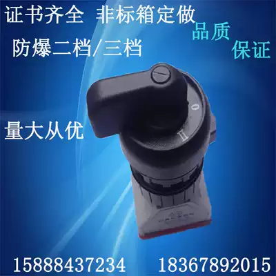 8070 8097 explosion-proof transfer switch explosion-proof rotary button two-speed three-speed explosion-proof anti-corrosion knob switch