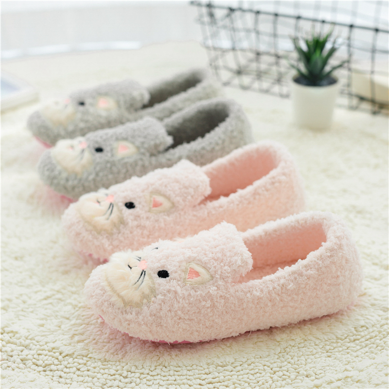 Confinement shoes women's winter cute bag heel thick-soled plus velvet pregnant women's shoes non-slip indoor spring and autumn warm postpartum slippers - Taobao