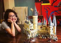 Compatible with LEGO with the same building block Harry Potter Hogwarts Grand Castle Auditorium assembly toy model